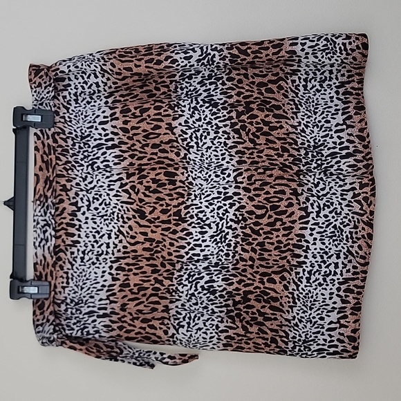 Ganesh Animal Print Coverup Wrap Skirt For Swimsuit XL - Picture 5 of 9